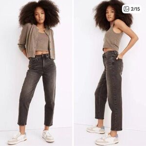 Madewell Barrel Balloon Black Jeans - 26